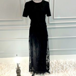 Italian Evening Gown 2-Piece Suit